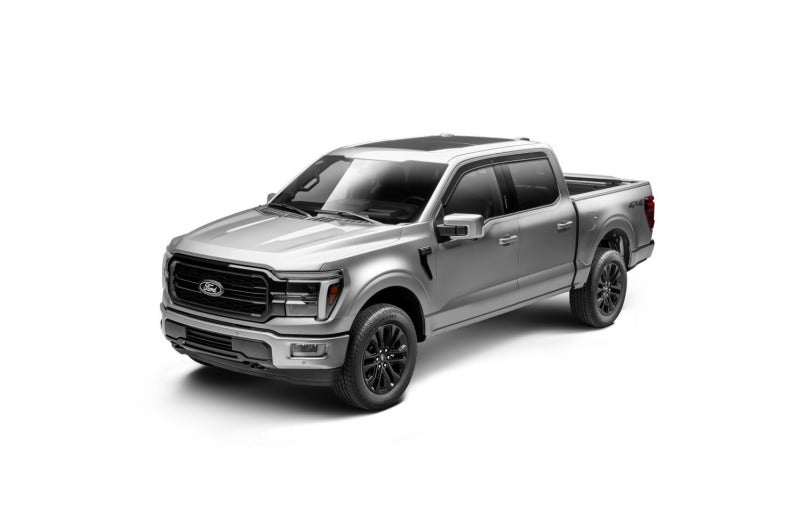 Husky Liners Ventvisor Window Deflectors Low Profile (4pc) For 2015-2024 Ford F-150 / 2022-2024 Ford F-150 Lightning (Incl. Raptor/Lightning) - Smoke