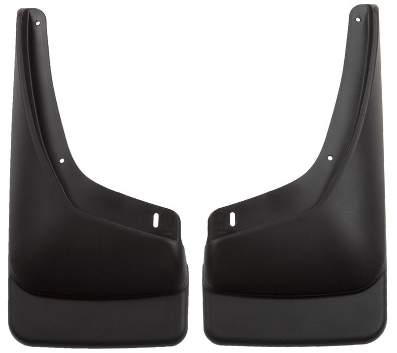 Husky Liners Custom-Molded Front Mud Guards (w/o Flares) For 2000-2006 Chevy Silverado 1500 / GMC Sierra 1500 & 1999-2007 2500/3500 - Black