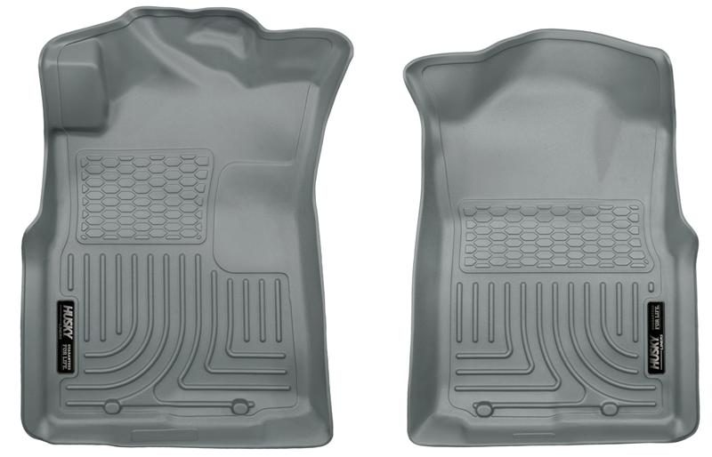 Husky Liners WeatherBeater Front Floor Liners For 2005-2015 Toyota Tacoma Crew Cab/Extended Cab/Regular Cab - Gray