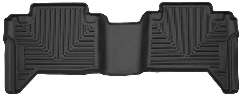 Husky Liners X-act Contour 2nd Seat Floor Liners For 2005-2014 Toyota Tacoma Crew Cab - Black
