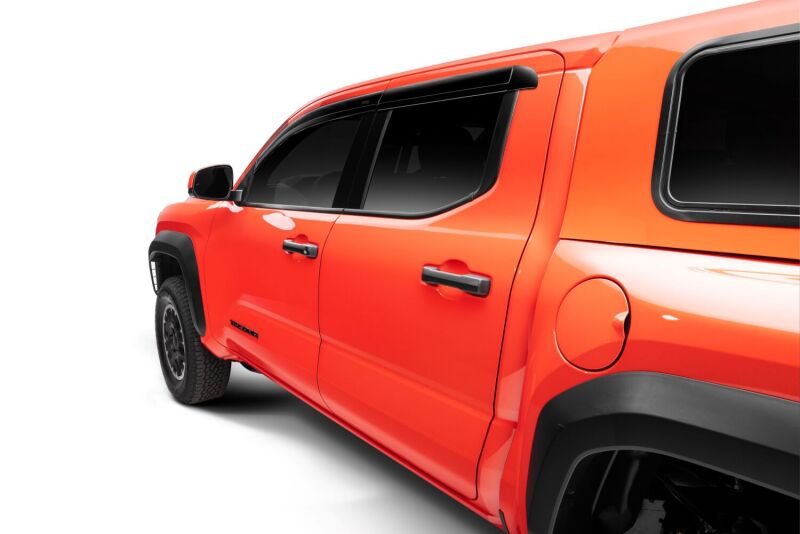 Husky Liners Ventvisor Window Deflectors Low Profile (4pc) For 2024 Toyota Tacoma Double Cab - Smoke