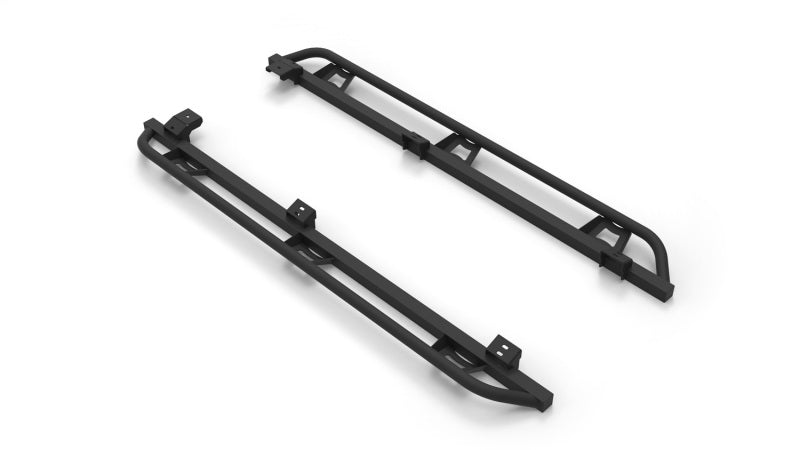 N-Fab Trail Slider Rock Slider Steps For 2005-2015 Toyota Tacoma Crew Cab (SRW; All Beds) - Textured Black