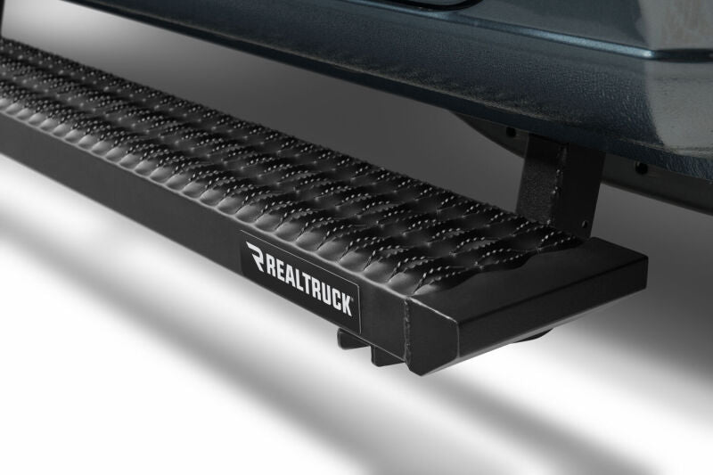 N-Fab Growler Fleet Running Boards For 2019-2026 Chevy Silverado 1500 / GMC Sierra 1500 & 2020-2026 2500/3500 Regular Cab - Textured Black