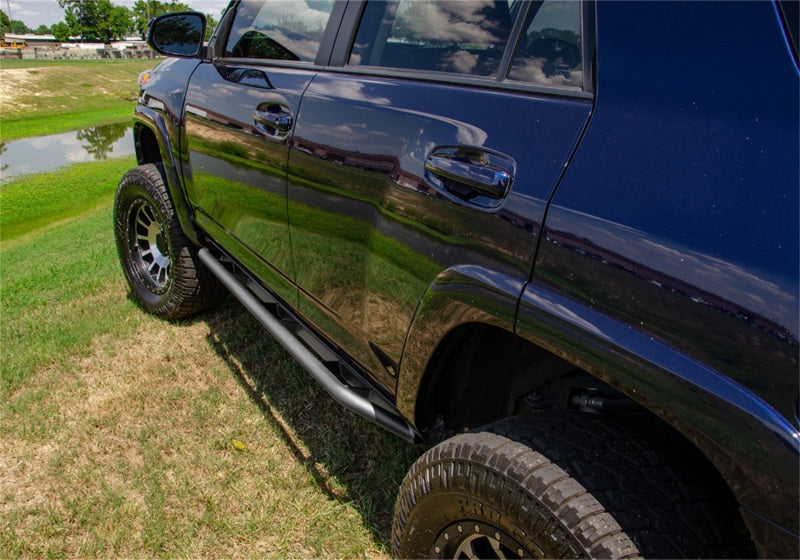 N-Fab Trail Slider Rock Slider Steps For 2005-2015 Toyota Tacoma Crew Cab (SRW; All Beds) - Textured Black