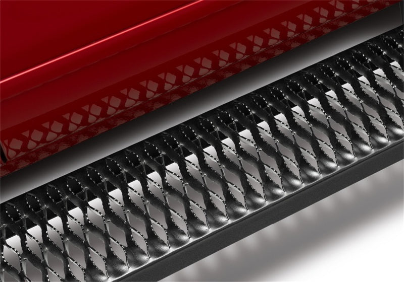N-Fab Growler Fleet Running Boards For 2009-2015 Ram 1500 & 2010-2019 2500/3500 Crew Cab - Cab Length - Textured Black