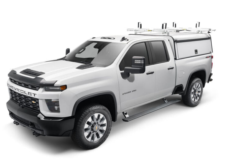AMP Research PowerStep Plug N Play Electric Running Boards For 2019-2021 Chevy Silverado 1500 / GMC Sierra 1500 & 2020-2023 2500/3500 Crew Cab (Incl. OEM Illumination)