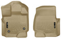 Husky Liners WeatherBeater Front Floor Liners For 2015-2023 Ford F-150 / 2022-2023 Ford F-150 Lightning SuperCrew - Tan