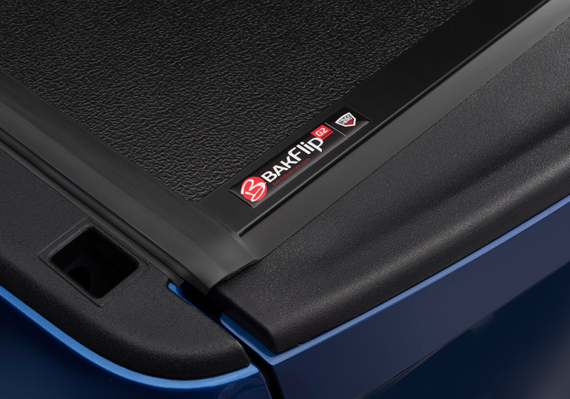 BAK BAKFlip G2 Hard Folding Tonneau Cover For 2002-2018 Ram 1500 / 2019-2024 Ram 1500 Classic & 2003-2024 2500/3500 (w/ RamBox) 6.5 ft (6'4"/76.3") Bed