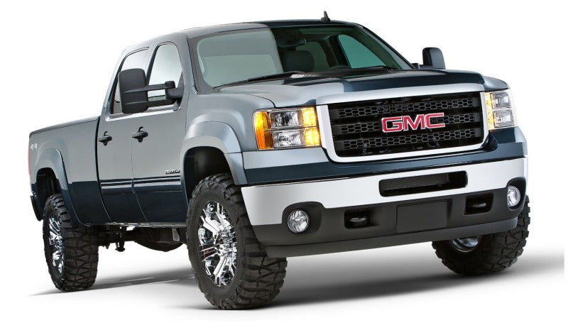 Husky Liners EAF Style Fender Flares - 4pc For 2007-2013 GMC Sierra 1500 & 2007-2014 2500/3500 - Black