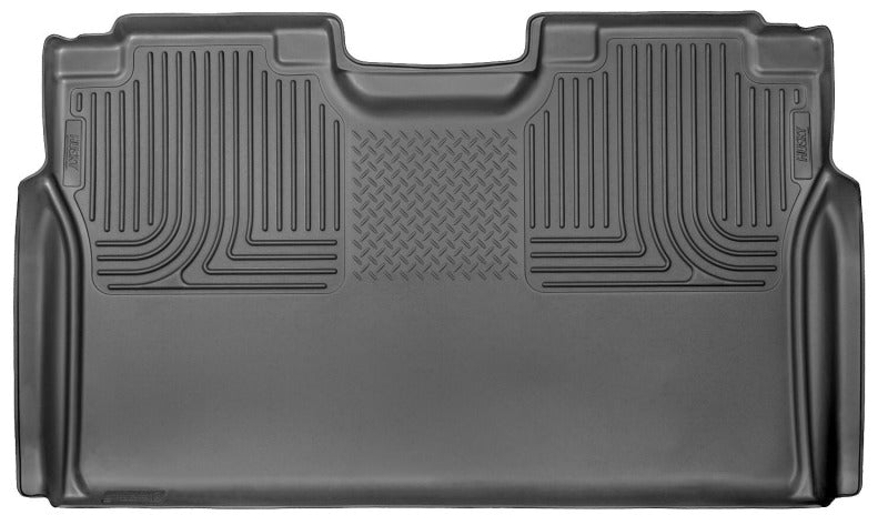 Husky Liners WeatherBeater 2nd Seat Floor Liners For 2015-2023 Ford F-150 / 2022-2023 Ford F-150 Lightning SuperCrew - Black