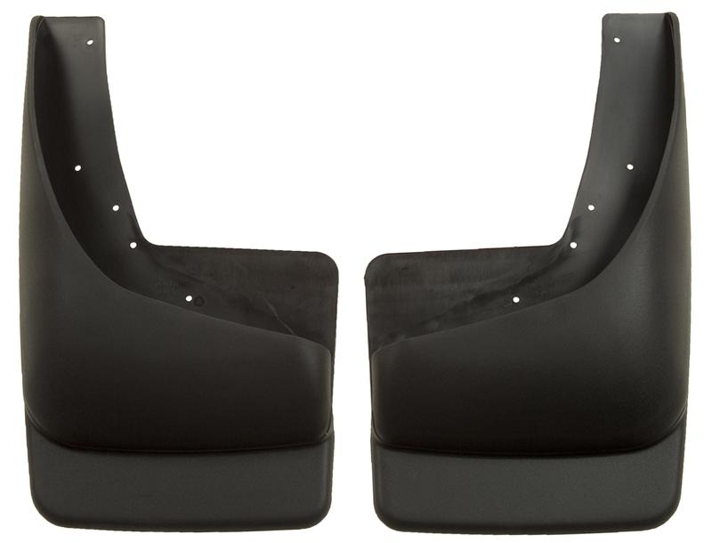 Husky Liners Custom-Molded Rear Mud Guards (w/Flares) For 1999-2006 Chevy Silverado 1500 / GMC Sierra 1500 & 2001-2007 2500/3500 - Black