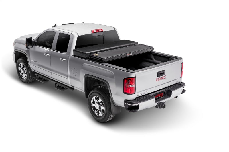 Extang Solid Fold 2.0 Toolbox Hard Folding Tonneau Cover For 2021 Ford F-150 8 ft (8'2"/97.6") Bed