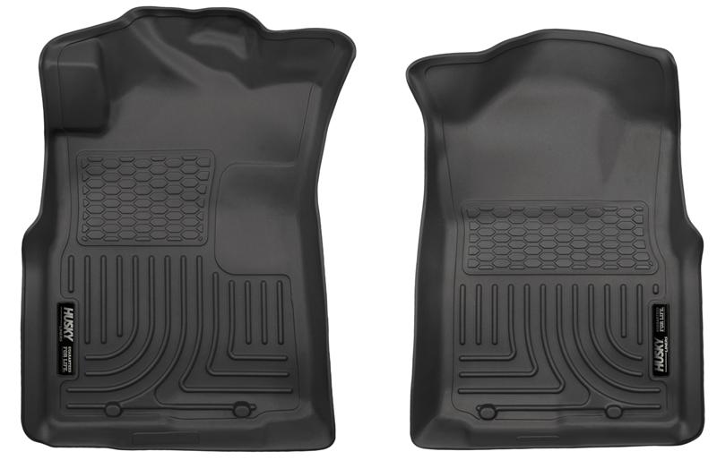 Husky Liners WeatherBeater Front Floor Liners For 2005-2015 Toyota Tacoma Crew Cab/Extended Cab/Regular Cab - Black