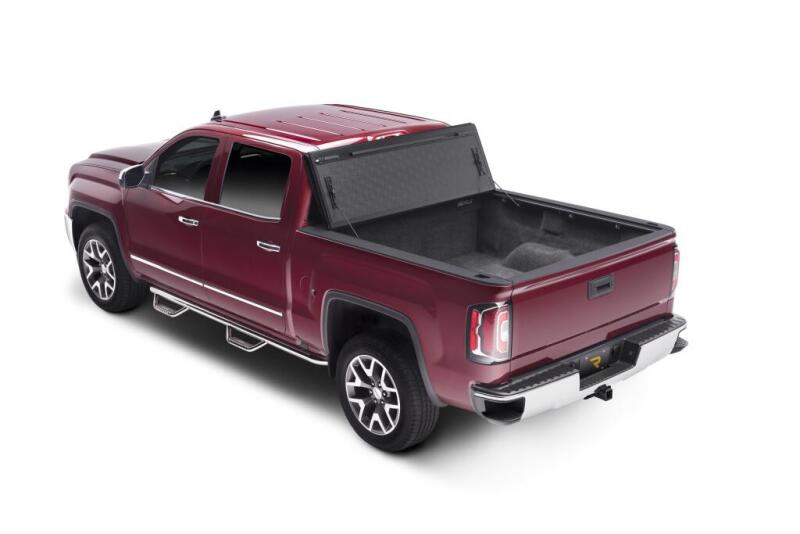 BAK BAKFlip FiberMax Hard Folding Tonneau Cover For 2019-2026 Chevy Silverado 1500 / GMC Sierra 1500 (New Body Style) 5.5 ft (5'8"/69.9") Bed
