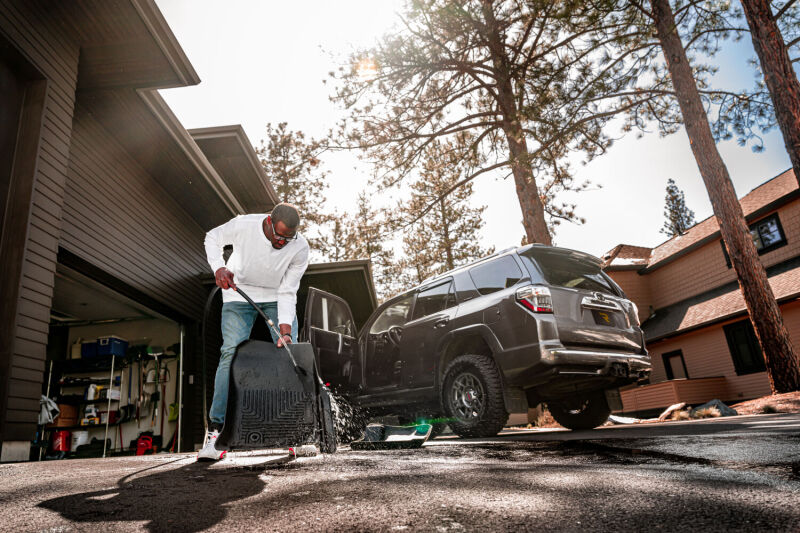 Husky Liners X-act Contour 2nd Seat Floor Liners For 2024 Toyota Tacoma Crew Cab (Non-Hybrid) - Black