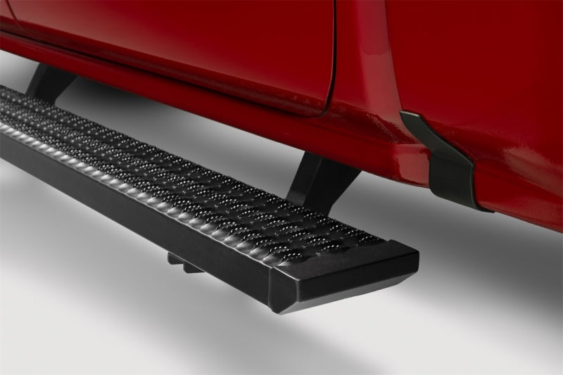 N-Fab Growler Fleet Running Boards For 2007-2018 Chevy Silverado 1500 / GMC Sierra 1500 & 2007-2018 2500/3500 Crew Cab - Cab Length - Textured Black