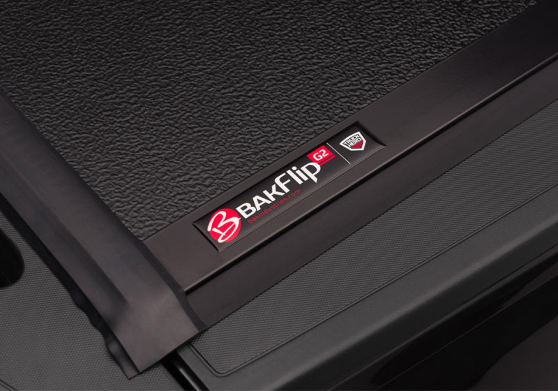 BAK BAKFlip G2 Hard Folding Tonneau Cover For 1999-2013 Chevy Silverado 1500 / GMC Sierra 1500 / 1988-1999 Chevy/GMC C/K 1500 & 1989-2014 2500/3500 6.5 ft (6'6"/79.4") Bed