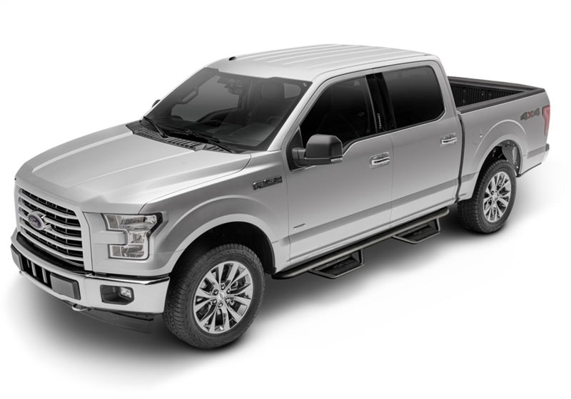 N-Fab Podium LG 3in Nerf Bars For 2016-2017 Toyota Tacoma Double Cab - Textured Black