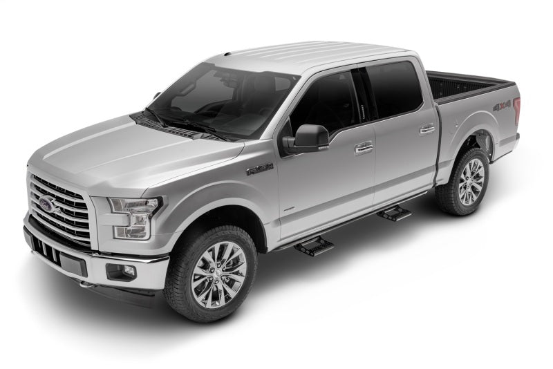 N-Fab RKR Step System 1.75in Rock Rails w/ Detachable Steps For 2015-2017 Ford F-150 SuperCrew - Textured Black