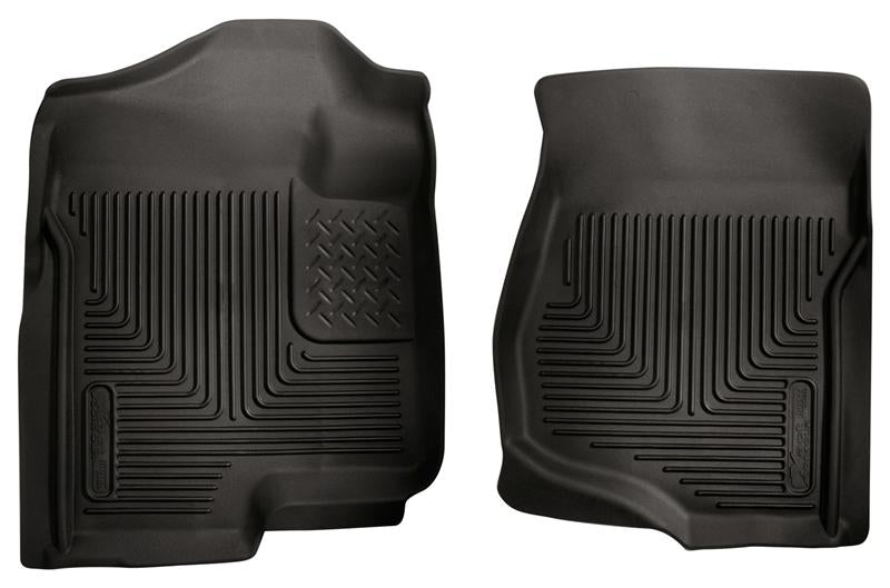 Husky Liners X-act Contour Front Floor Liners For 2007-2012 Chevy Silverado 1500 / GMC Sierra 1500 & 2007-2014 2500/3500 - Black