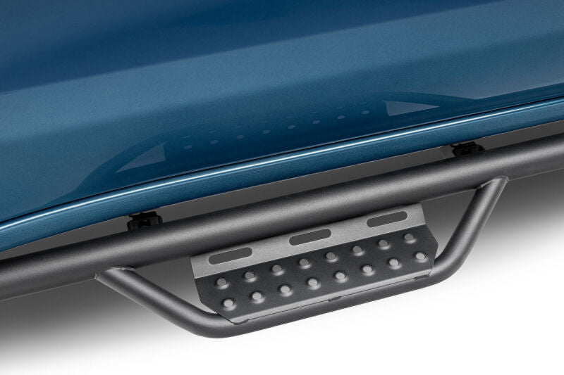 N-Fab RS Nerf Step Bars For 2019-2021 Chevy Silverado 1500 / GMC Sierra 1500 & 2020-2021 2500/3500 Crew Cab (New Body Style) - Cab Length - Textured Black
