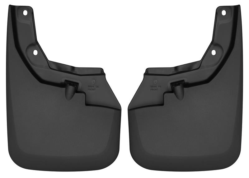 Husky Liners Fender Flares Custom Molded Front Mud Guards For 2016-2022 Toyota Tacoma - Black