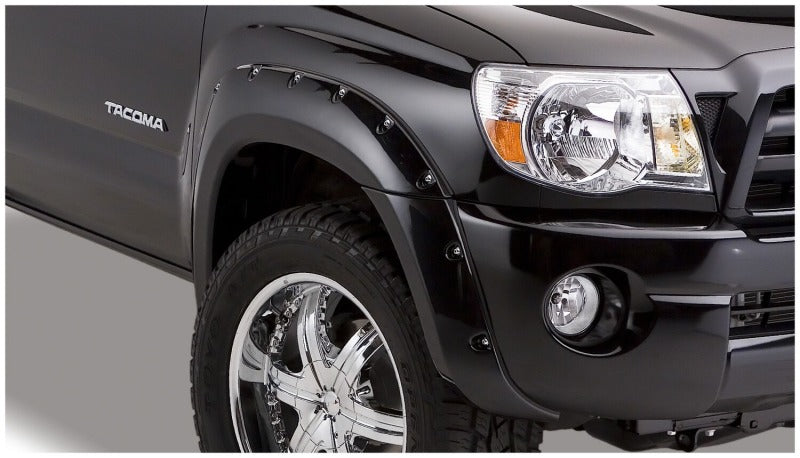 Husky Liners Pocket Style Fender Flares - 4pc For 2005-2011 Toyota Tacoma - Black