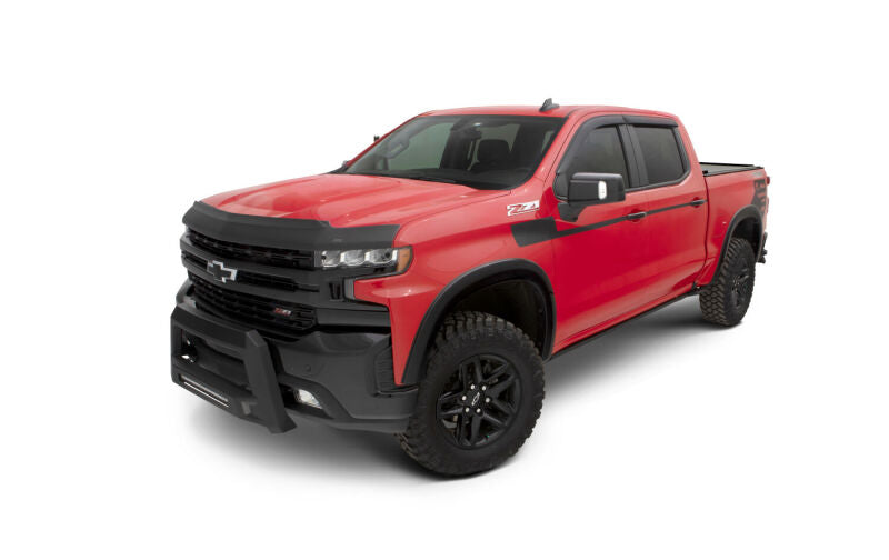 Husky Liners Aeroskin Hood Protector II - Tex. For 2022-2025 Chevy Silverado 1500 (Excl. ZR2/LT TB/Custom TB) - Black