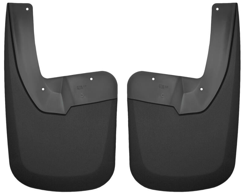 Husky Liners Custom-Molded Rear Mud Guard (w/Flare) For 2009-2012 Ram 1500 & 2010-2018 2500/3500 Crew Cab/Quad Cab/Mega Cab/Regular Cab - Black