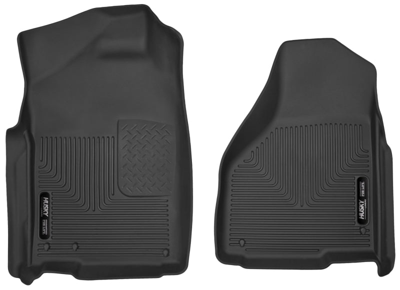 Husky Liners X-act Contour Front Floor Liners For 2009-2014 Ram 1500 & 2002-2018 2500/3500 Quad Cab - Black