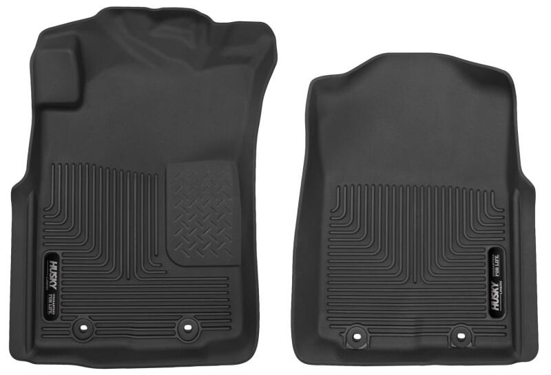 Husky Liners X-act Contour Front Floor Liners For 2012-2014 Toyota Tacoma Regular Cab - Black