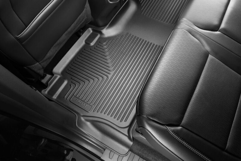 Husky Liners WeatherBeater Front & 2nd Seat Floor Liners For 2021-2024 Ford F-150 / 2022-2024 Ford F-150 Lightning SuperCrew - Black
