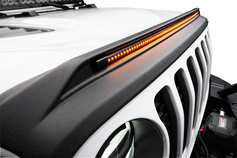 Husky Liners Aeroskin Hood Protector Lightshield PRO For 2019-2021 Chevy Silverado 1500 - Black