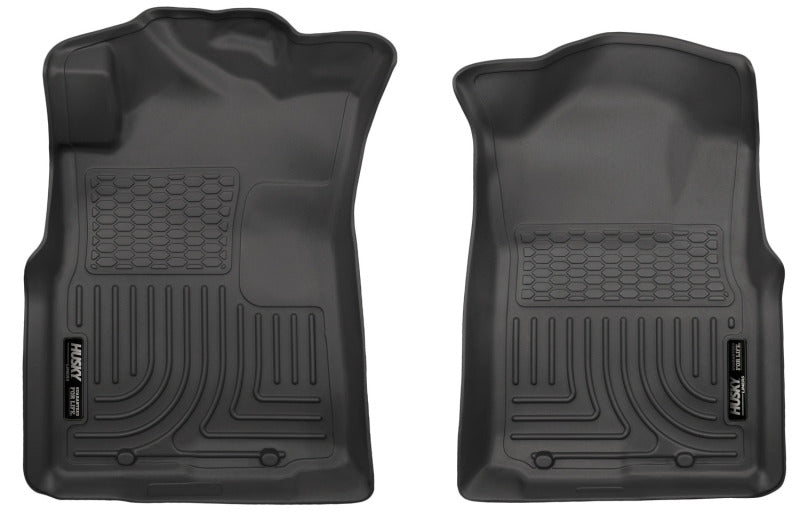 Husky Liners WeatherBeater Front Floor Liners For 2005-2015 Toyota Tacoma Crew Cab/Extended Cab/Regular Cab - Black