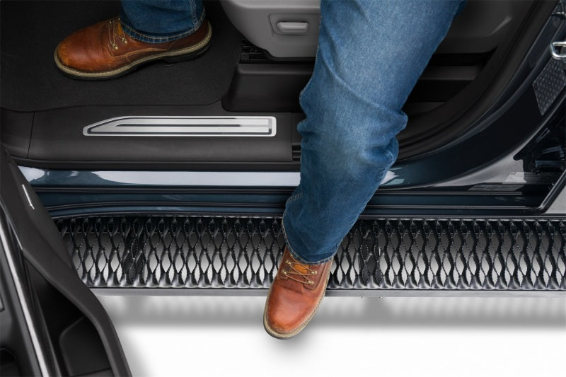 N-Fab Growler Fleet Running Boards For 2019-2026 Chevy Silverado 1500 / GMC Sierra 1500 & 2020-2026 2500/3500 Regular Cab - Textured Black
