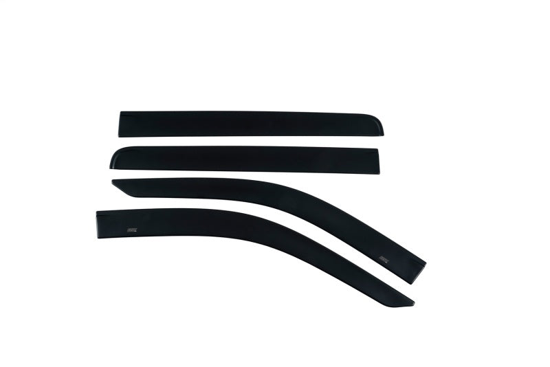 Husky Liners Ventvisor Window Deflectors Low Profile 4pc For 2007-2013 Chevy Silverado 1500 & 2007-2014 2500/3500 Crew Cab - Matte Black