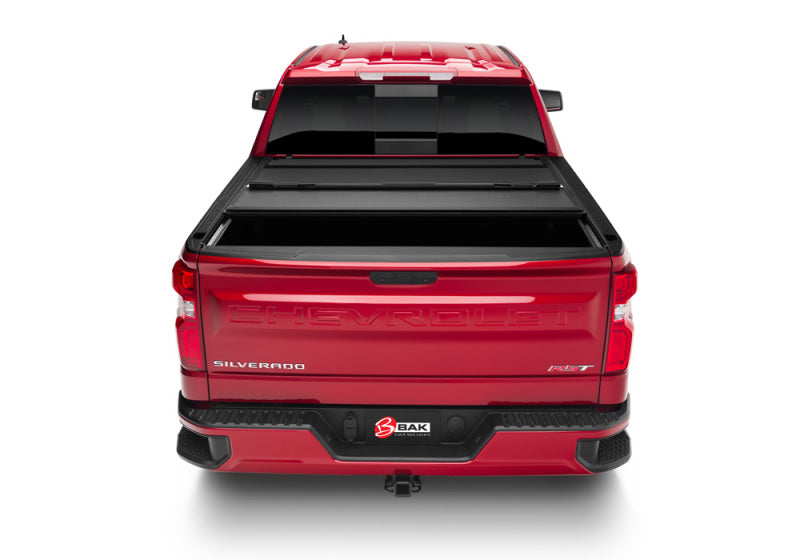 BAK BAKFlip MX4 Hard Folding Tonneau Cover For 2019-2026 Chevy Silverado 1500 / GMC Sierra 1500 6.5 ft (6'6"/79.4") Bed