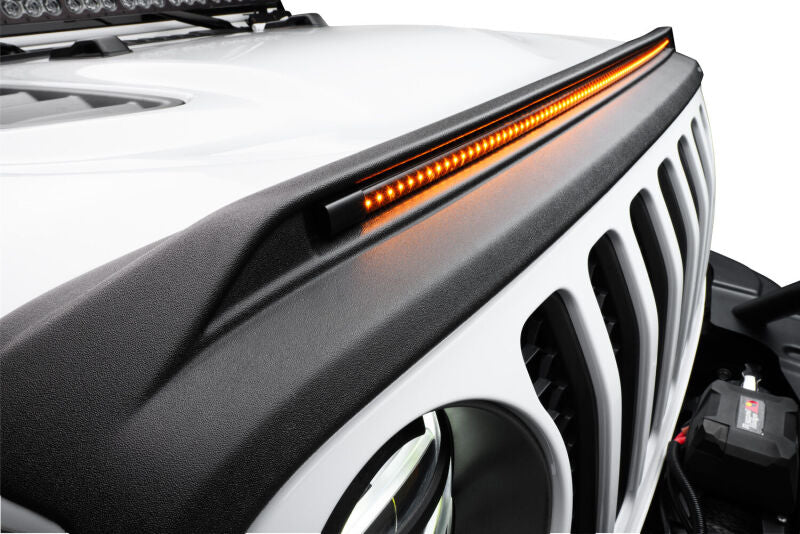 Husky Liners Aeroskin Hood Protector Lightshield PRO For 2009-2018 Ram 1500 (Excl. Sport/Rebel) - Black