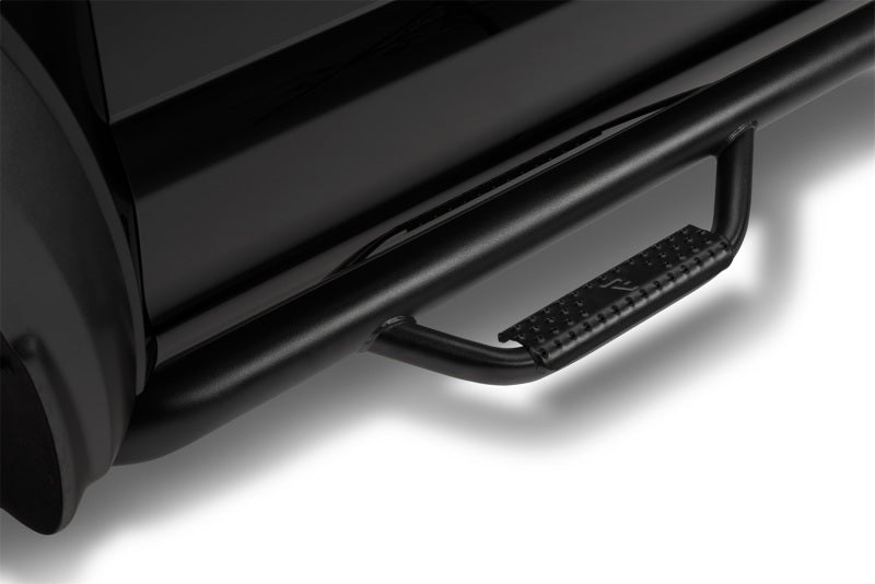 N-Fab Nerf Step 3in Hoop Step Bars For 2015-2017 Ford F-150 SuperCrew - Cab Length - Textured Black