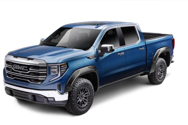 Husky Liners Fender Flares (Smooth) 4pc For 2019-2024 GMC Sierra 1500 - Black