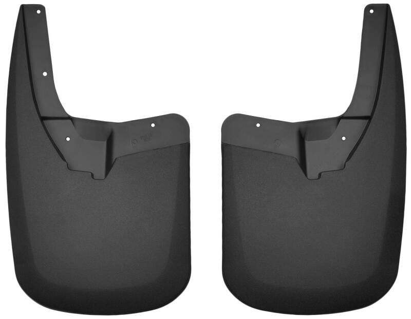 Husky Liners Custom-Molded Rear Mud Guard (w/oFlare) For 2009-2012 Ram 1500 & 2010-2020 2500/3500 Crew Cab/Quad Cab/Mega Cab/Regular Cab - Black