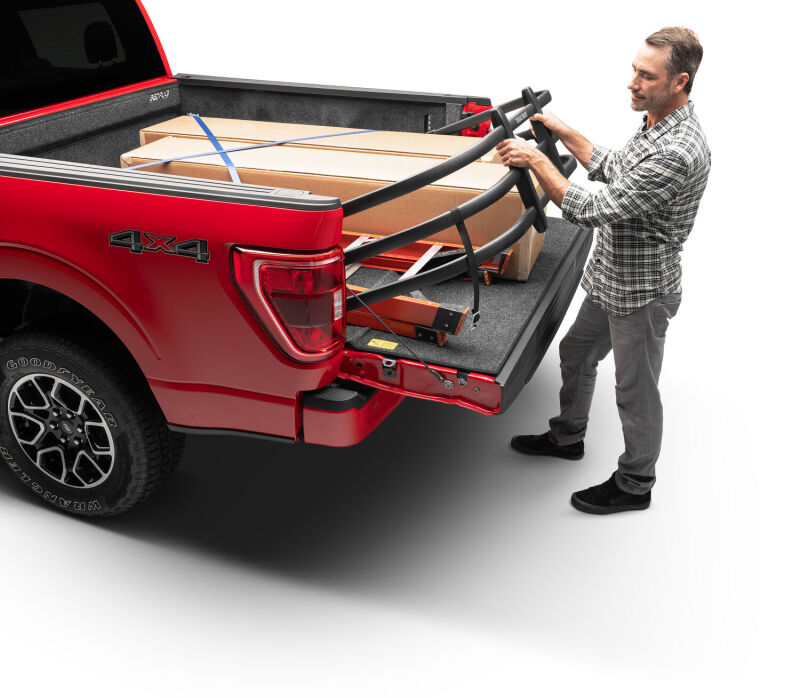 AMP Research BedXtender HD Max Truck Bed Extender For 2004-2022 Ford F-150 / 2022 Ford F-150 Lightning (Excl. 04 Heritage) - Black