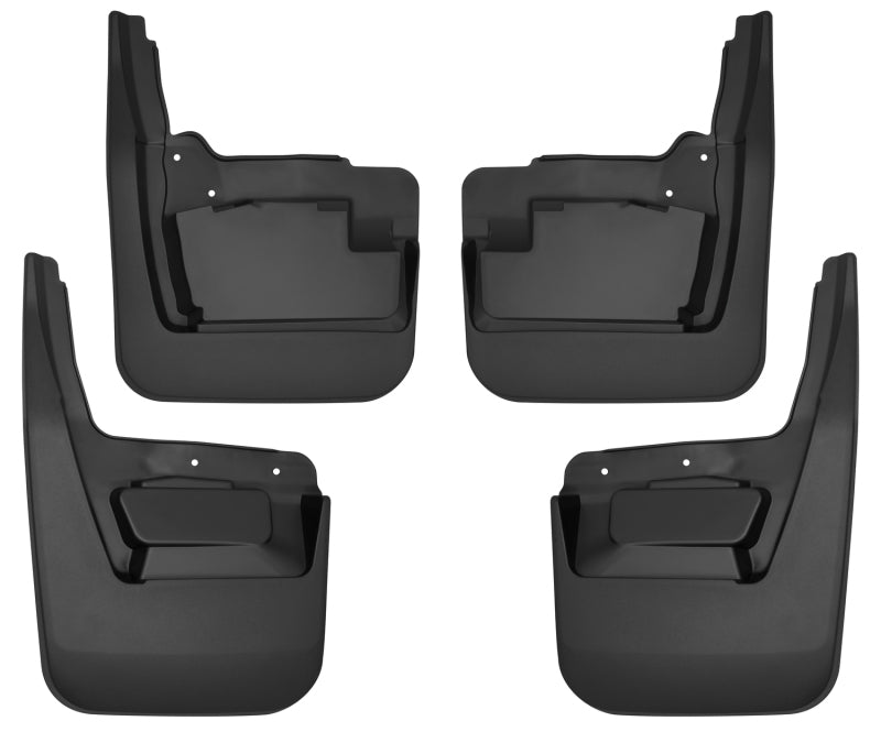 Husky Liners Custom-Molded Front and Rear Mud Guards For 2019-2023 GMC Sierra 1500 - Black
