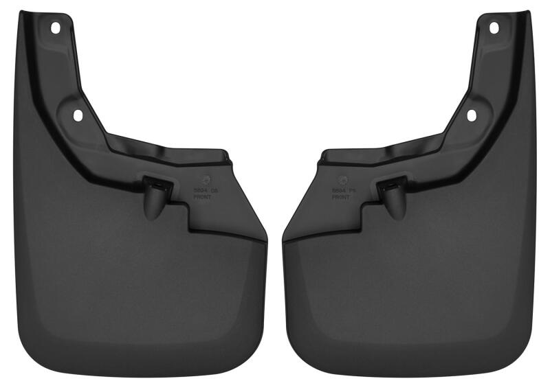 Husky Liners Fender Flares Custom Molded Front Mud Guards For 2016-2022 Toyota Tacoma - Black