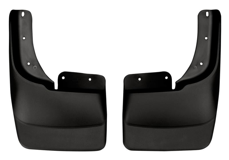 Husky Liners Custom-Molded Front Mud Guards (w/Flares w/o Running Board) For 2001-2003 Ford F-150 SuperCrew - Black