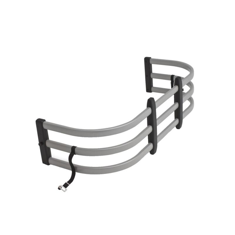 AMP Research BedXtender Truck Bed Extender For 2007-2017 Chevy Silverado 1500 / GMC Sierra 1500 & 2007-2019 2500/3500 (Standard Bed) - Silver
