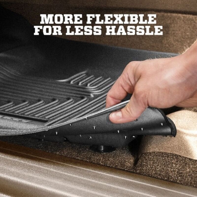 Husky Liners WeatherBeater Front Floor Liners For 2018 Toyota Tacoma Double Cab - Black