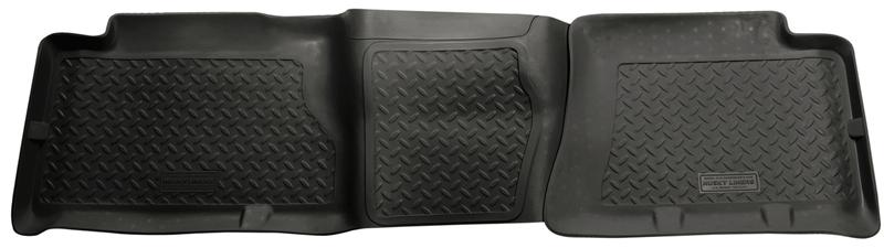 Husky Liners Classic Style 2nd Seat Floor Liners For 2005-2006 Chevy Silverado 1500 / GMC Sierra 1500 & 2004-2007 2500/3500 - Black