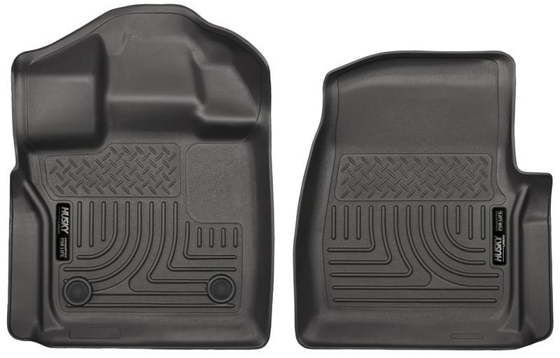 Husky Liners WeatherBeater Front Floor Liners For 2015-2023 Ford F-150 Regular Cab - Black