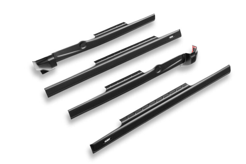 Husky Liners Trail Armor Rocker Panel (4pc Set) For 2021-2025 Ford F-150 / 2022-2025 Ford F-150 Lightning Crew Cab (Incl. 22-25 Lightning) - Black